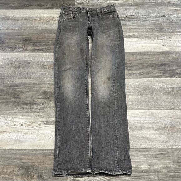 Levi's Premium Gray Mens 30 Straight Cut Casual big E Denim Jeans‎ Lot 511 - Picture 1 of 13